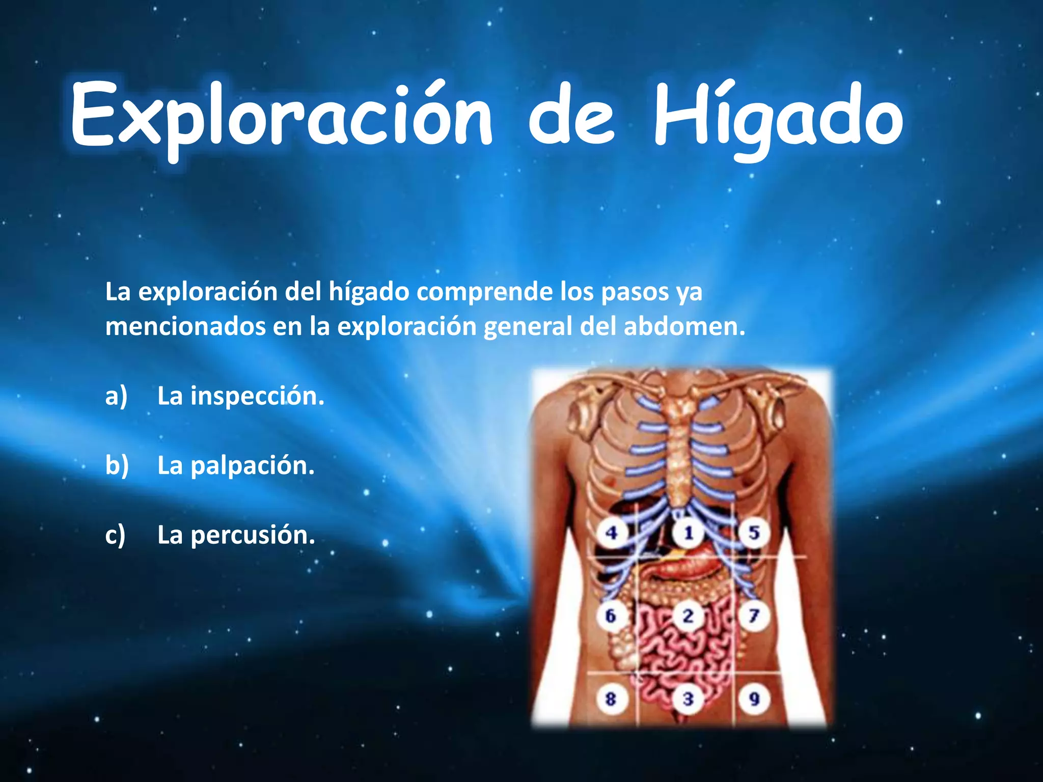 Exploracion fisica de abdomen parte 1 | PPTX