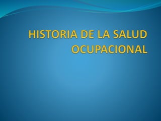 Diapositiva salud ocupacional