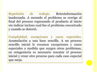Reingeniería significa volver a empezar arrancando de nuevo; reingeniería no es hacer más con menos, es con menos dar más al cliente. El objetivo es hacer lo que ya estamos haciendo, pero hacerlo mejor, trabajar más inteligentemente.Propiamente hablando: "reingeniería es la revisión fundamental y el rediseño radical de procesos para alcanzar mejoras espectaculares en medidas críticas y actuales de rendimiento, tales como costos, calidad, servicio y rapidez".Existen tres fuerzas que  impulsan a las compañías  que para lo ejecutivos y administradores son desconocidas.CLIENTES
