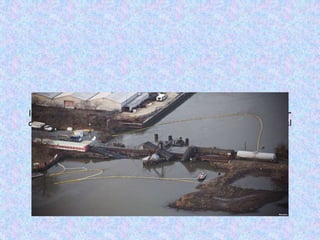 . como el tren es también utilizado para trasladar carbón a diversos
lugares, como por ejemplo que tenga que pasar por un rio , deben tener
cuidado con la velocidad que lleva porque esto puede causar que todo el
carbón que lleva caiga en el rio lo cual hace que lo contamine.
 