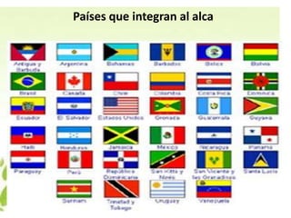 Países que integran al alca 
 