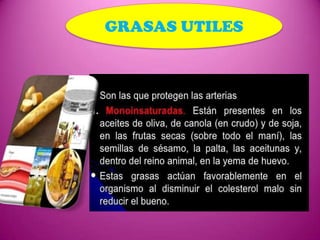 GRASAS UTILES

 