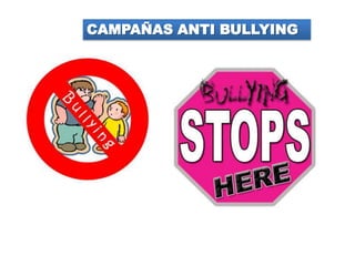       Los maestros pueden apoyarse en los alumnos para identificar casos de acoso, deben ser muy inteligentes y saber quien puede darles información valiosa. CAMPAÑAS ANTI BULLYING