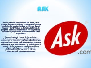 Diapositivas buscadores WEB