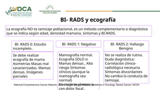 Tamización y Diagnóstico Temprano del Cáncer de Mama y Otros Cánceres ...