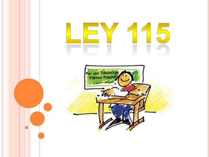 Resultado de imagen para LEY 115