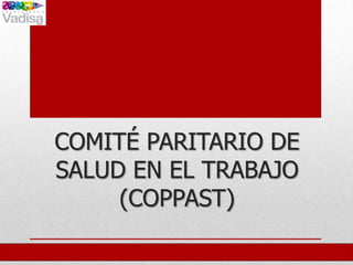 COMITÉ PARITARIO DE
SALUD EN EL TRABAJO
(COPPAST)
 