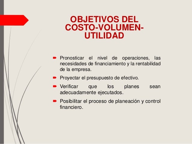 Diapositivas costo volumenutilidad