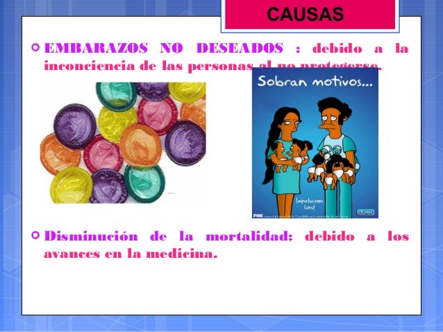 Resultado de imagen para causas de crecimiento de poblacion