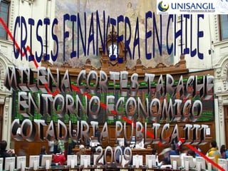 CRISIS FINANCIERA EN CHILE MILENA CORTES TARACHE ENTORNO ECONOMICO COTADURIA PUBLICA III 2009 