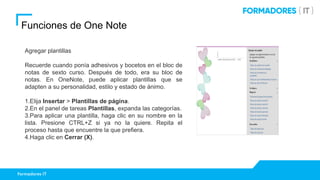 curso Office365 One Note | PPTX