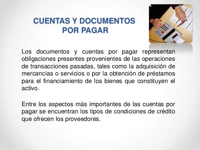 concepto de documentos por pagar a corto plazo en contabilidad