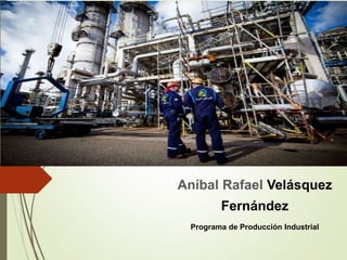 Aníbal Rafael Velásquez
Fernández
Programa de Producción Industrial
 