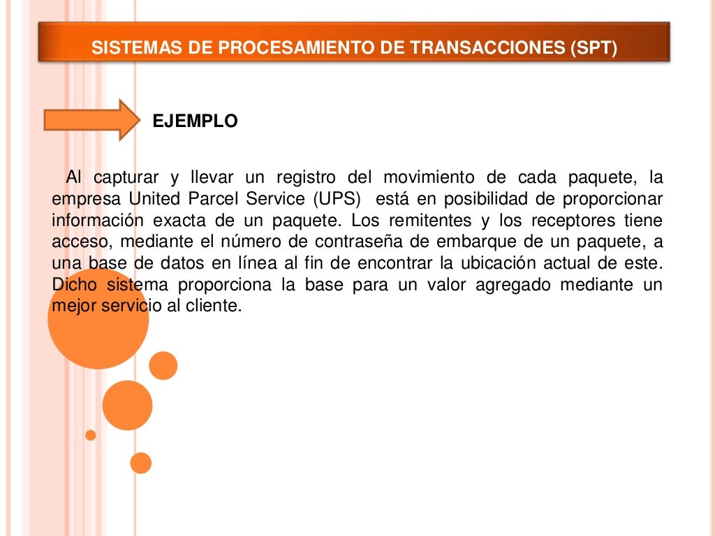 Sistemas de Proceso de Transacciones