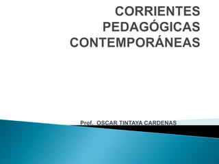 Prof. OSCAR TINTAYA CARDENAS
 