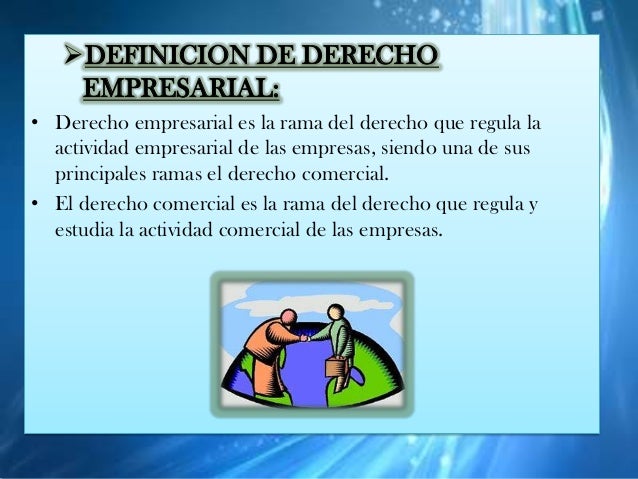 Diapositivas de derecho empresarial