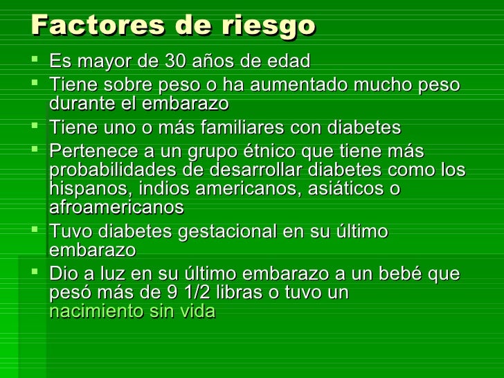 Diabetes Gestacional Diabetes Gestacional