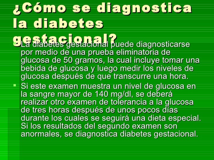Diabetes Gestacional Diabetes Gestacional