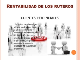 RENTABILIDAD DE LOS RUTEROS
 