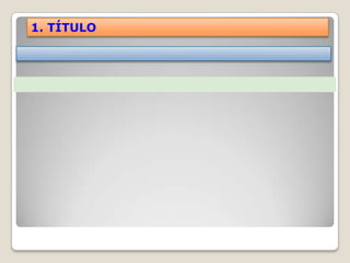 1. TÍTULO
 