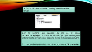 Diapositivas de jdbc | PPTX