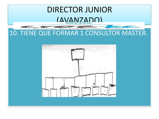 DIRECTOR JUNIOR
            (AVANZADO)
10. TIENE QUE FORMAR 1 CONSULTOR MASTER.
 