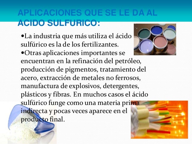 Diapositivas del acido sulfurico para mañana