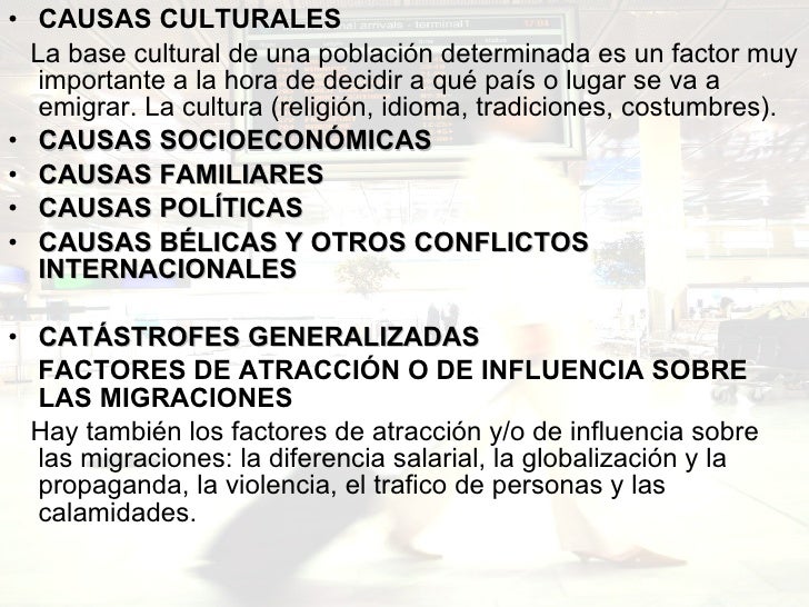 Diapositivas de la migracion