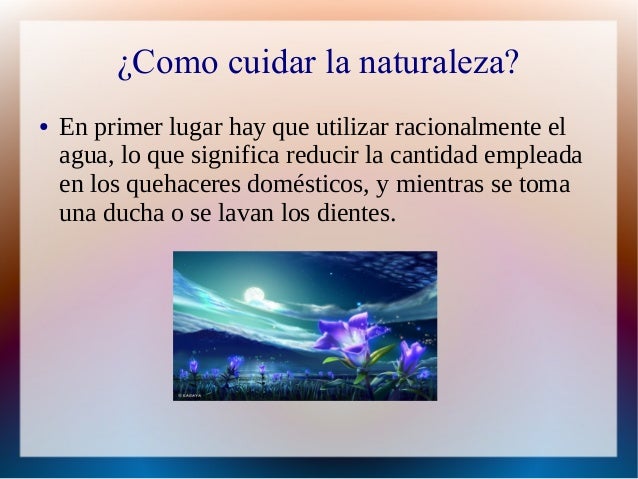 Diapositivas de la naturaleza