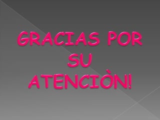 GRACIAS POR SU ATENCIÒN!