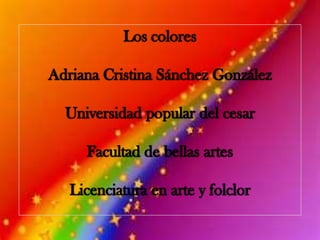 Diapositivas del color