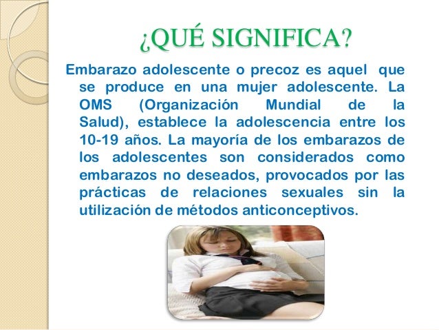 Diapositivas Del Embarazo Precoz