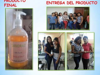PRODUCTO
FINAL

ENTREGA DEL PRODUCTO

 