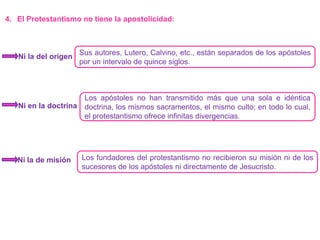 ¿Qué enseña el protestantismo y la iglesia?