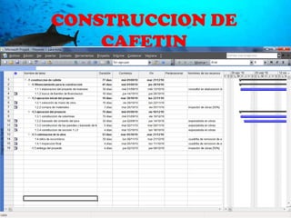 CONSTRUCCION DE CAFETIN 