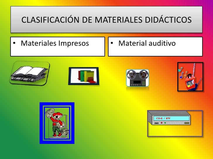 Diapositivas de material didactico Diapositivas de material didactico