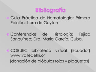 El suero es un líquido transparente, viscoso, amarillo verdoso. Su principal componente es el cloruro de sodio.Factor RHSon proteínas aglutinógenasSe encuentran en superficie de eritrocitosEstán controladas por leyes de herencia Sin su existencia induce la formación de anticuerpos