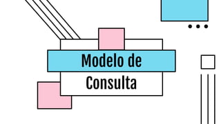 Modelo de
Consulta
 