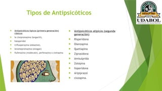 diapositivas de psicofarmacos.pptx guía resumida | PPTX