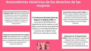 DIAPOSITIVAS Derechos de las Mujeres y la Población LGBTIQ+ en Colombia ...