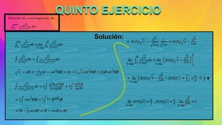 Solución:
QUINTO EJERCICIO
 