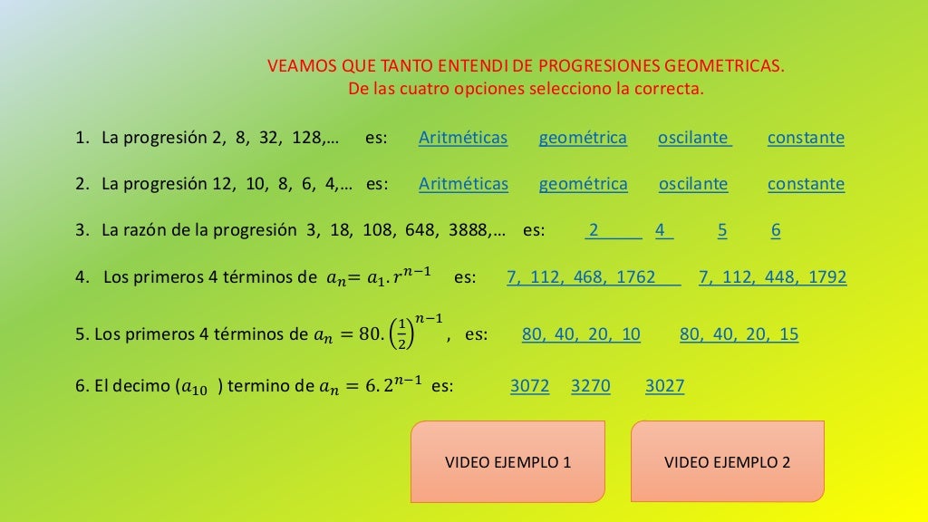 Sucesiones numericas