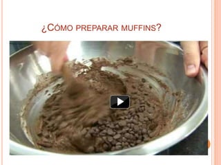 ¿CÓMO PREPARAR MUFFINS?
 