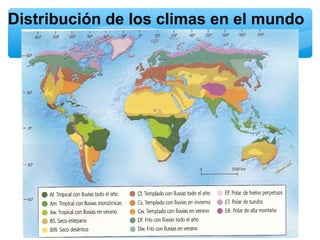 Distribución de los climas en el mundo

 