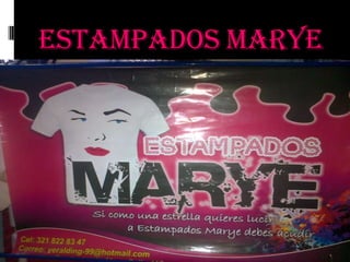 Estampados MARYE

 