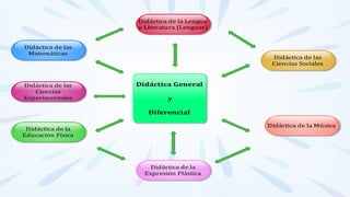 Didáctica de la Lengua
y Literatura (Lenguas)
Didáctica de las
Ciencias Sociales
Didáctica de las
Matemáticas
Didáctica de la Música
Didáctica de las
Ciencias
Experimentales
Didáctica de la
Educación Física
Didáctica General
y
Diferencial
Didáctica de la
Expresión Plástica
 