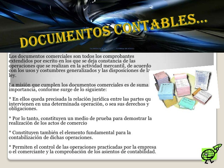 Diapositivas documentos contables...