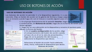 USO DE BOTONES DE ACCIÓN
 