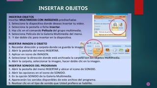 6
INSERTAR OBJETOS
 