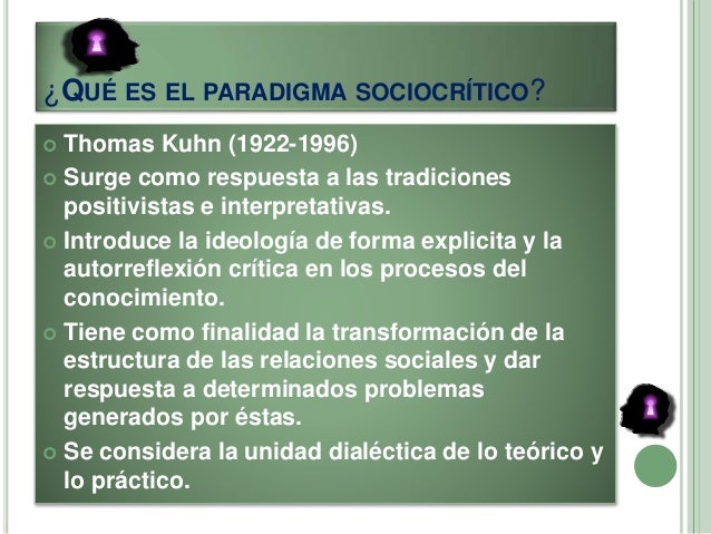 PARADIGMA SOCIOCRÍTICO.